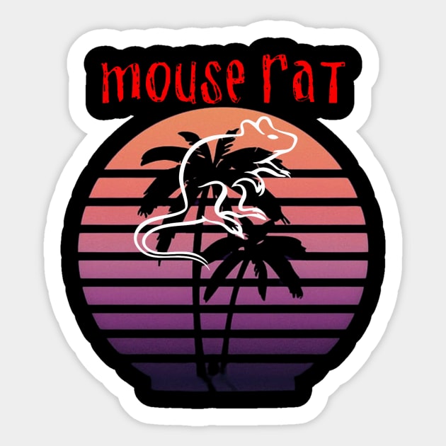 Mouse rat summer vintage Sticker by CAYUT TRUCK